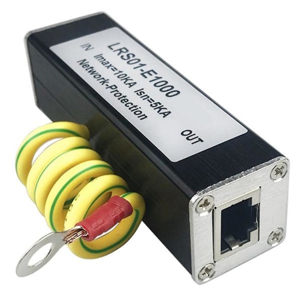 Poe 1000m netværksbeskytter Poe 1000m skærm Kamera overspændingsbeskytter Rj45 Gigabit Ethernet Protecti