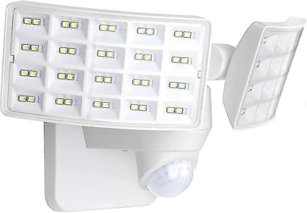 20w Udendørs LED Flood Light, 5000k Udendørs Bevægelsessensor Lys, Udendørs LED