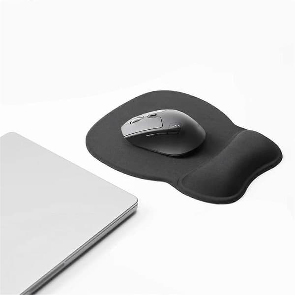 Beskyttende musematte for bærbar PC, svart