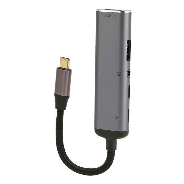 USB C Docking Station Alt I En Multifunktionel Adapter Type C til PD100W USB3.1 USB2.0 Type C2.0 3.5 Audio Hub YEMMA