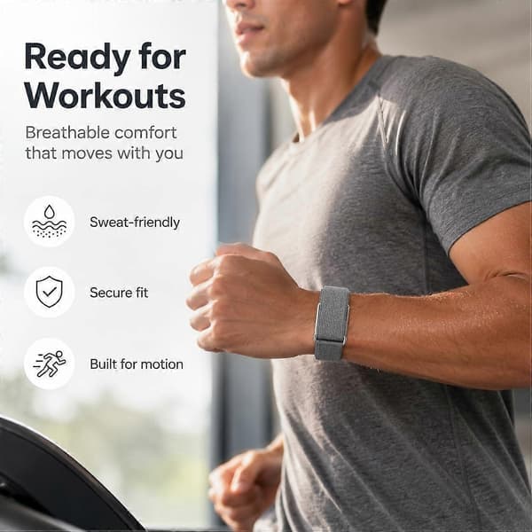 Nylonband kompatibelt med Google Fitbit Air, andningsbart flätat sportband med spänne i rostfritt stål