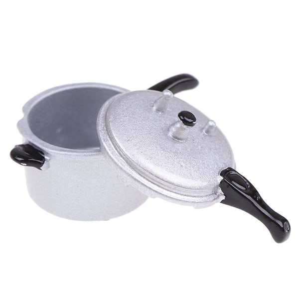 1:12 Miniature Kitchen Cooking Utensil Pressure Cooker Autoclave Toy Cooking Utensil