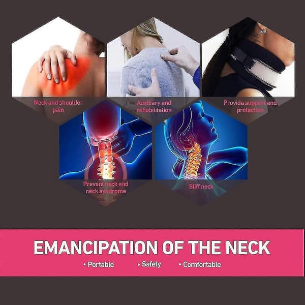 Nackstöd - För Nacksmärta Och Stöd - För Spondylitis - Justerbar Halskrage - För Sovning (shikai)