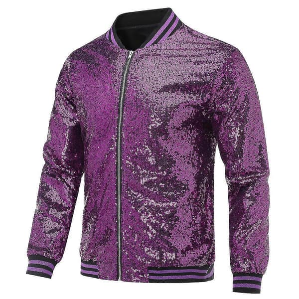 Herre Party Show Glitter Pailletjakke