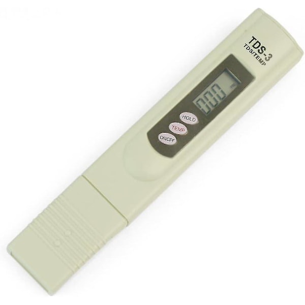 LCD-digitaalinen TDS-3-mittari, lämpötila- ja ppm-testikynä veden laadun testaamiseen