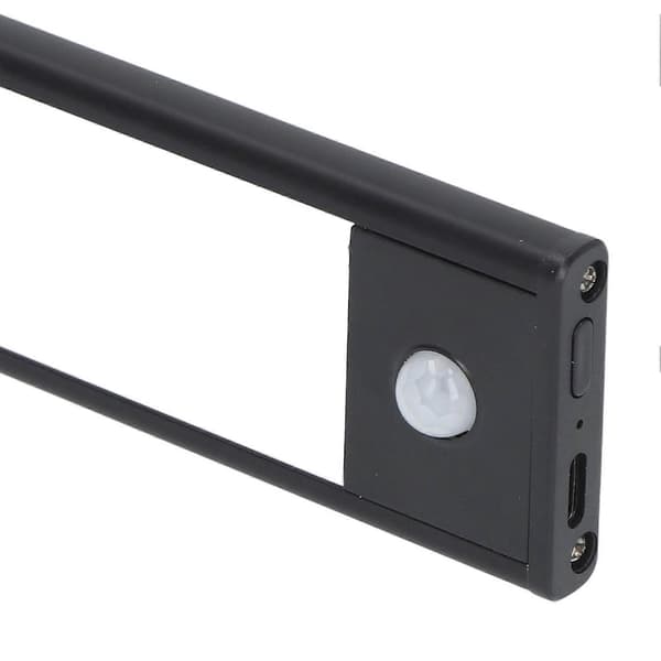 LED Bevegelsessensor Lys Aluminiumlegering Intelligent Trådløs USB Garderobe Bevegelsessensor Lampe for Skap