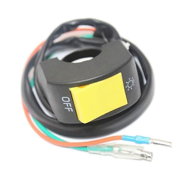 Cykel 7/8 tommer Styr Forlygte LED Spot Lys Lampe Afbryder