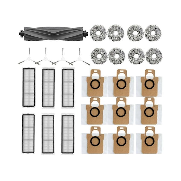 For Bot L10S Pro L10S Ultra Robotstøvsuger Reservedeler, Gummi / Sidebørste, Filter, Moppeklut