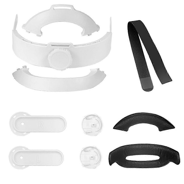 Passar Oculus Quest 2 Elite Huvudband Plast Justerbart Huvudband Gratis Demontering Montering Struktur