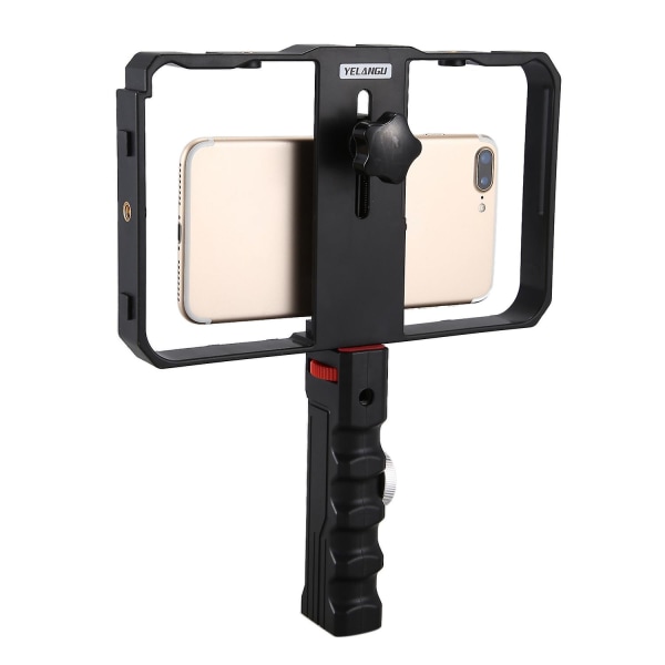Pro Smartphone Video Filmmaking Case Telefon Video Stabilisator greppfäste för Xs Max Xr X 8 Plus