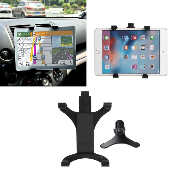 360 Car Air Vent Mount Holder Stand for 7-11-tommers Mini Air Tab-nettbrett