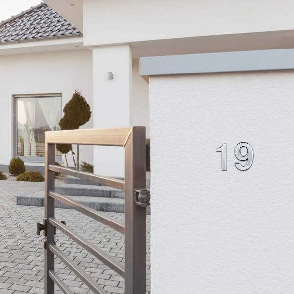 20x selvklebende dørhusnummer Postboksnummer Gateadressenummer for bolig og postb
