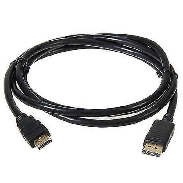 1,8 m DisplayPort DP Han til HDMI-kompatibel Han Konverteringskabel til PC HDTV DV Tablet
