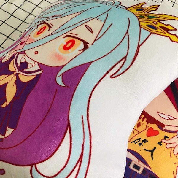 Anime No Game No Life: Zero Plyschkudde Gosedjur Fylld Kudde Docka
