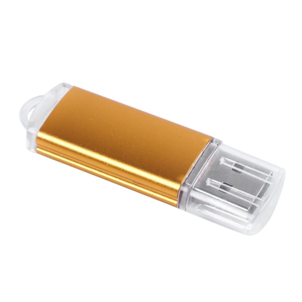 2x Usb Memory Stick Flash Pen Drive U Disk til Ps3 Ps4 Pc Tv Farve: gylden Kapacitet: 64mb
