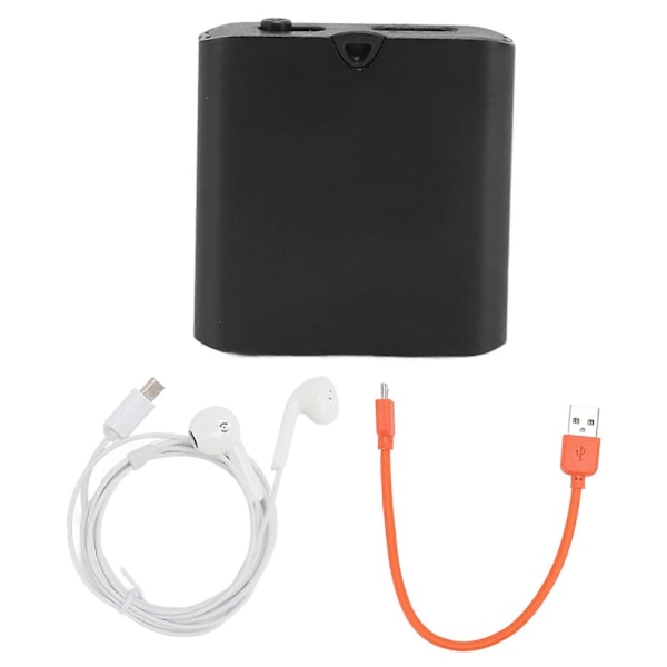 Liten röstinspelare brusreducering röstaktiverad magnetisk digital inspelare med MP3-uppspelning för iPhone för Android 32GB