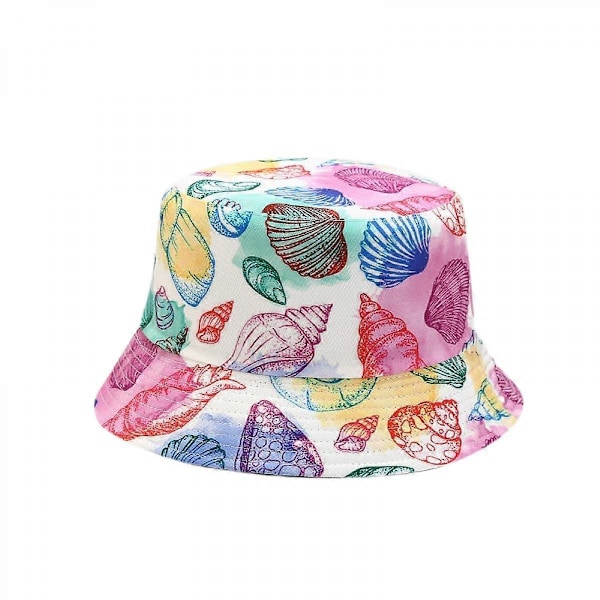 Söt Bucket Hat Strandfiskarehatt för Kvinnor, Vändbar Dubbelsidig Unisex (HATG019)