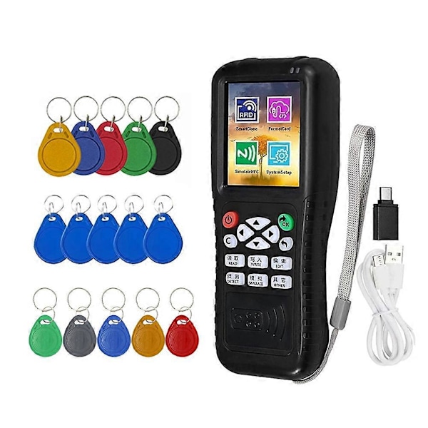 X100 RFID NFC Älykortinlukija/Kirjoitin + 5 x UID/CUID/T557 Avaimenperä