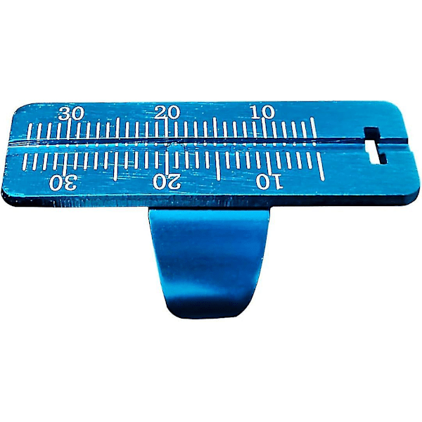 5 st Endo Gauge Finger Linjal 35mm Aluminium Endo Mät Ring Rotkanal Mätinstrument Område Mät Skala Tand Instrument Ring