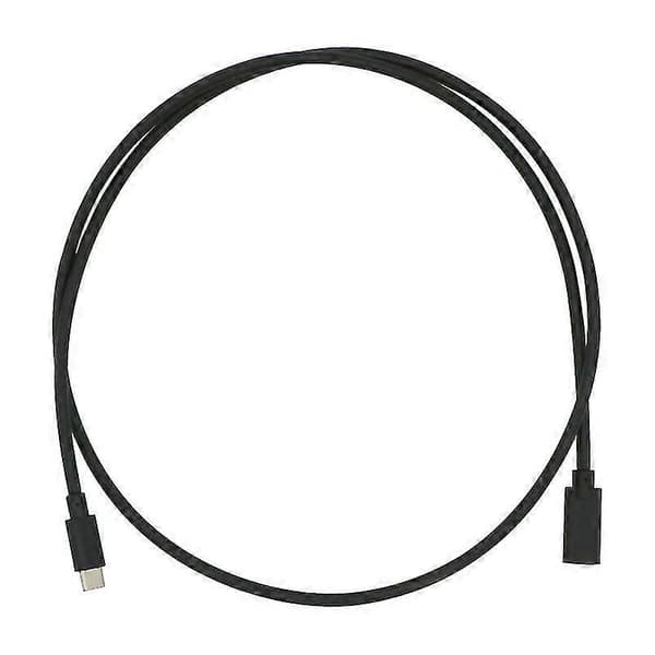 NY Typ C USB 3.1 Hane till USB-C Hona Förlängningsdatakabel Svart