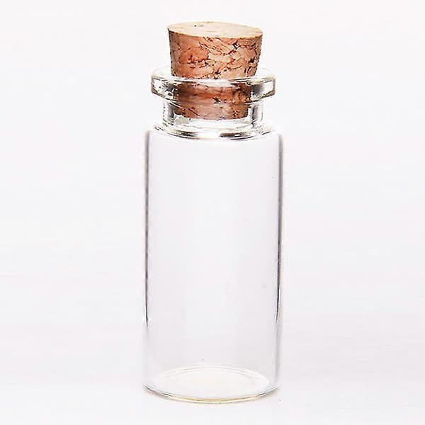 Mini Glasflaskor med Korkproppar - 20 st för Bröllop och Kreativa Projekt