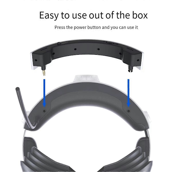 Til PS VR2 VR Hjelm Ekstern Højttaler Bærbar Stereo Lydforstærker