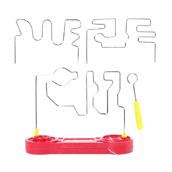 Stød Bump Labyrint, Wire Spil Legetøj, Super Nerve Spil Wire Færdigheds Labyrint