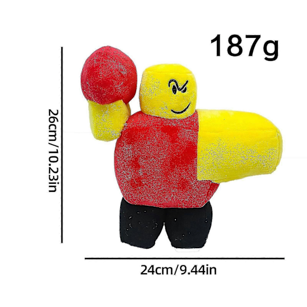 SBSGV Kosedyr - 25,9 cm \"Kosedyr som gaver til fans, barn og voksne, morsom ballett kosedukke (Rød)