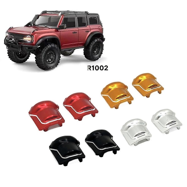 RC Bil Opgradering For- og Bagaksel Bagdæksæt til 1/10 TRX4 HUANGBO R1001 R1002 R1003 RC Bil Til