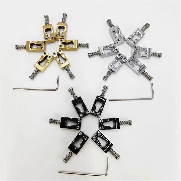 10,8 mm Elektrisk Gitarr Gourd Stall Mässing Stall Sadel Vibrato Stall Sadel 6-Strängad Gitarr Sadel