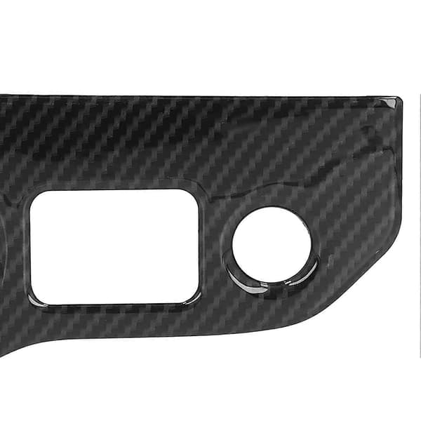 Karbonfiberstil Headlight Switch Button Panel Trim Erstatning for Dodge Charger 2011?2021