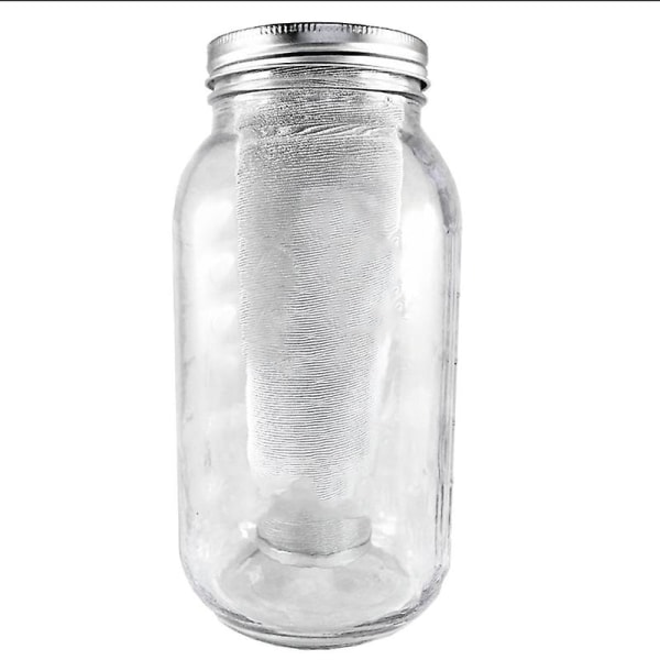Kald Kaffemaskin Kaffe Filter For Vid Munn Mason Jar Rustfritt Stål Ultra Fint Mesh Te Med