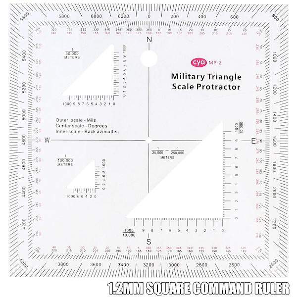 Coordinate Scale Outdoor Survival Supplies 1:25000 1:50000 1:100000 1:250000 Scale Map for Military UTM/MGRS/USNG Coordinate