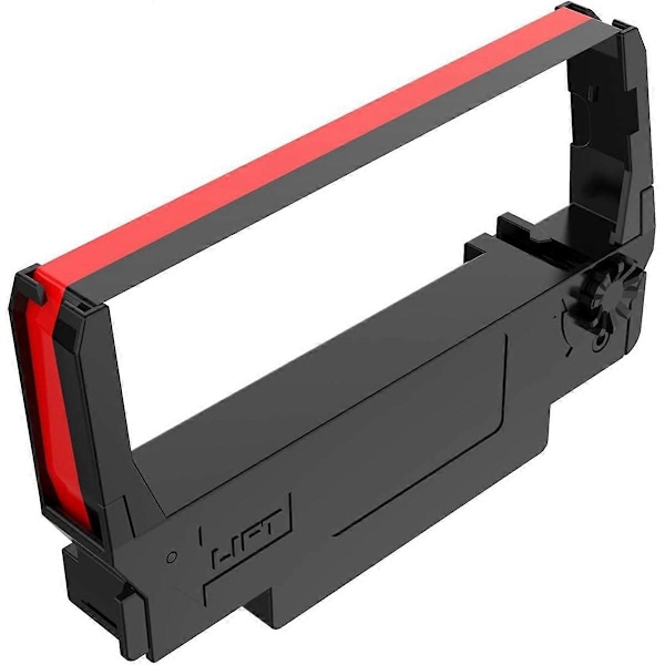 12 stk. sorte og røde printerbånd til Epson ERC38 ERC30 ERC34 TM-U220A/220B/220D/300/375 printer f