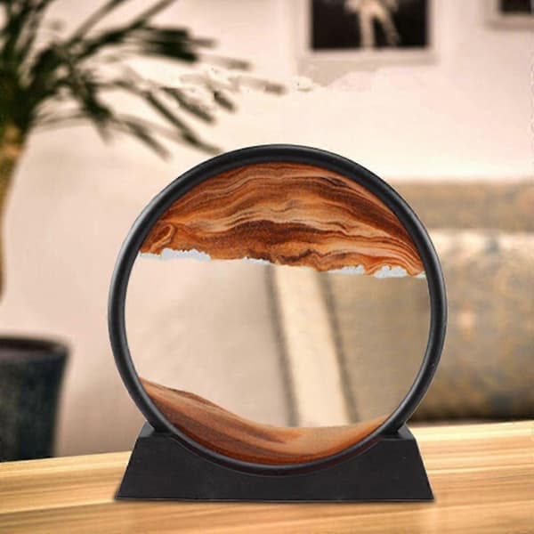 Timglas 3D Naturlig Rörlig Sandbild Rörlig Sand Timglas