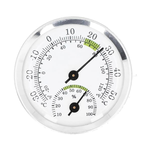 Dial Termometer Hygrometer Mini Hygrometer for Humidor Drivhus Hage Hjem Safe