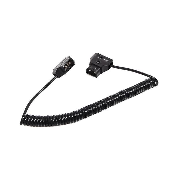 D-tap 2-bens han til han forlængeradapterkabel til DSLR-rig Anton Bauer-batteri Dtap til Dtap elastisk kabel 1m