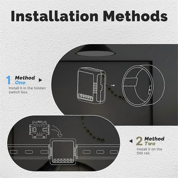 Tuya ZigBee Smart Switch Modul Elförbrukningsmätare DIY Strömbrytare Ljusbrytare 1 Grupp för