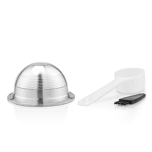 3 stk. Rustfritt Stål Gjenbrukbare Kapsler Passer for Vertuo Vertuoline Kaffe Filter 70ML