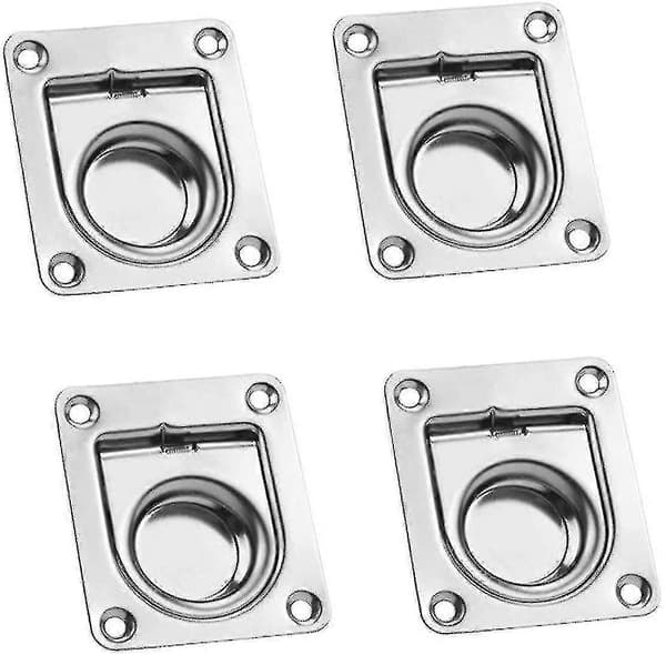 Båd Lem Håndtag, Båd Flush Lemme, Rustfrit Stål Marine Håndtag, 4 stk