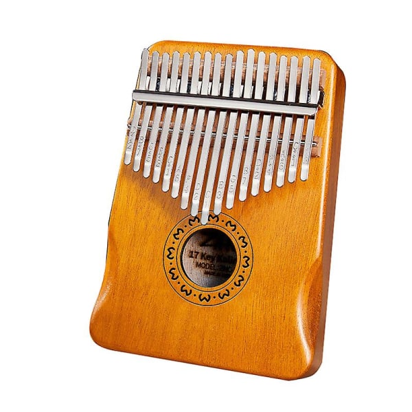 Tommelklaver Kalimba Mahogni Træ Tommel Finger Klaver 17 Nøgle Kalimba Musikinstrument Dele