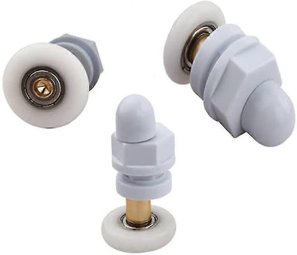 4 Stycken Duschdörr Hjul 25mm Duschdörr Rullar Dusch Rullar Duschdörr Rulle Rullhjul Duschdörr Löpare För Duschdörr