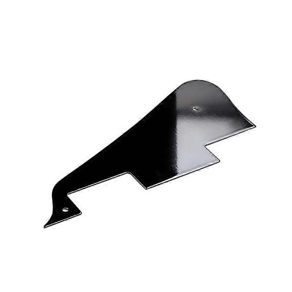 Metallisk Elektrisk Gitarr Pickguard Scratch Plate Passar för LP-Stil Gitarr Pickguard Ersättning Svart