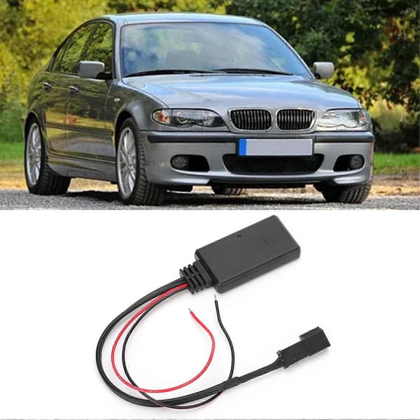 3-napainen AUX-portin Bluetooth-moduuli AUXIN-kaapeliadapteri apuäänen syöttöön E46 E39 E53 X5:lle