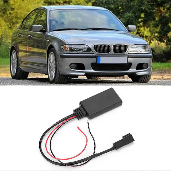 3-polig AUX-port Bluetooth-modul AUXIN-kabeladapter Aux-ingång Passar för E46 E39 E53 X5
