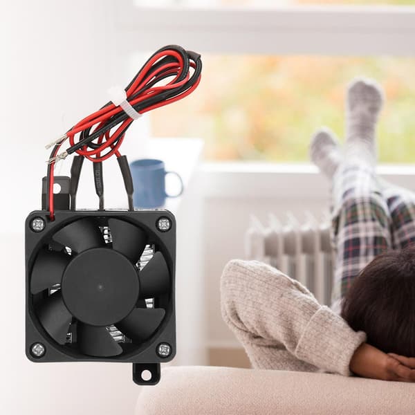 Mini Luftvarmer med Konstant Temperaturisolering og PTC Termistor - 110V (24V/350W)