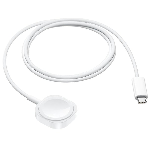 Kompatibel med Watch-oplader USB-C, oplader hurtigt opladningskabel til Watch Series 9 8 7 6 5 4 3 2 Se