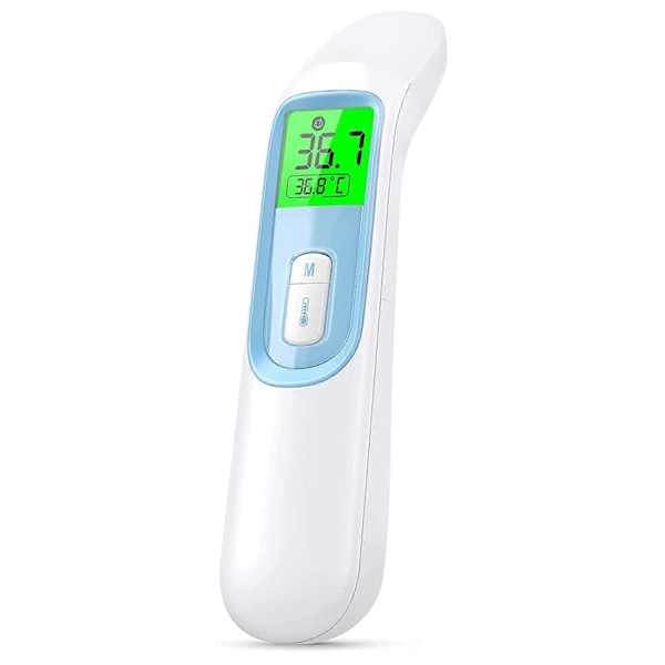 Öron- och Panntermometer för Vuxen, KKmier Kontaktlös Digital Termometer, 4 i 1 Infraröd Temperaturmätare
