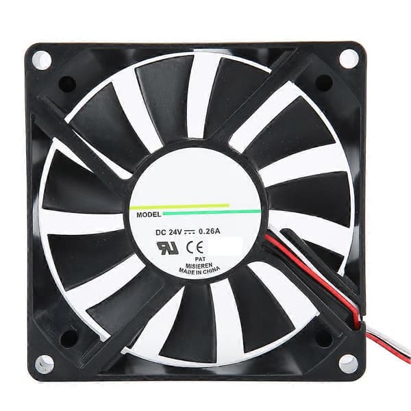 Køleventilator til Mainframe Box - 8cm, 24V, 0.26A, 4800RPM