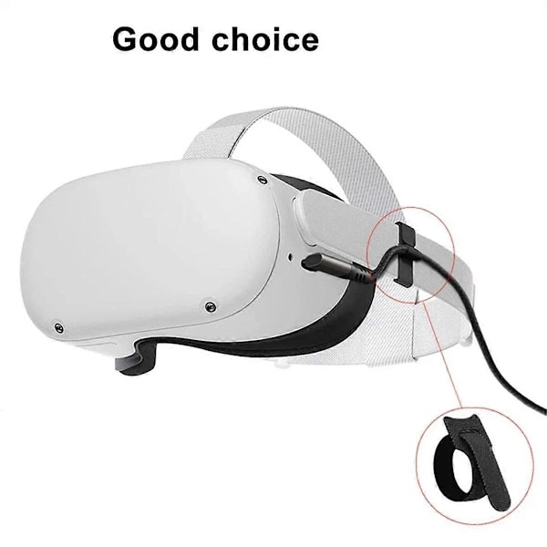 Link-kabel for Quest 2 VR USB 3.2 Hurtigladekabel Dataoverføring Rask Lading VR Headset Tilbehør, 1 Meter
